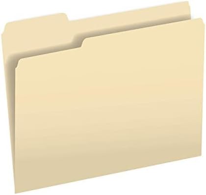 The File King 1/3 Cut File Folders Letter Size - 500 Bulk Pack | Manilla Folders 8.5 x 11 | USA Made | Assorted 3 Tab Color Manila File Folder | Heavy Duty Office Supplies | Basic Paper File Folder