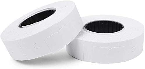 JIAYING 10 Rolls 5000 Pieces of Double Line Price Label Paper with Five Double Line 18mm Ink Rollers for MX-6600 Price Gun Labeller…