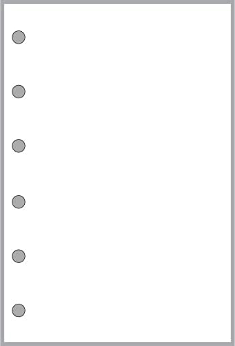 Pocket Size Blank Pages Planner Insert, Sized and Punched for Pocket Notebook (3.25" x 4.75")