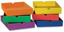 Pacon 001313 Classroom Keeper Drawer,2.25" x 12.5" x 10.25" - Blue, Yellow, Red, Orange, Purple, Gre
