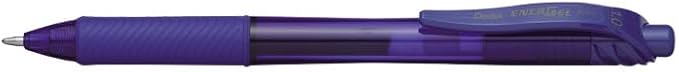 Pentel EnerGel-X Retractable Liquid Gel Pen (1.0mm) Metal Tip, Blue Ink, Box of 12 (BL110-C)