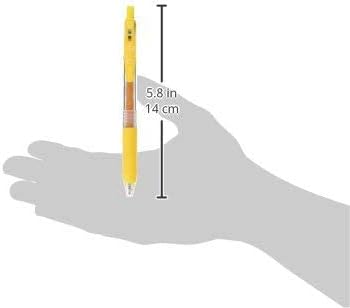 Zebra Sarasa Clip Pen 0.5, Yellow (JJ15-Y)