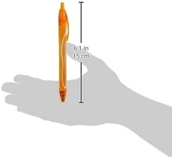 BIC Gelocity Quick Dry Assorted colors Gel Pens, Medium Point 0.7 mm, Smear Free, Retractable Gel Pens With Comfortable Full Grip, 8 Pack