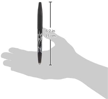 PILOT FriXion Ball 0.7mm Erasable Gel Pens, Fine Point, 3 Black Pens & 3 Blue Pens (6 PACK)