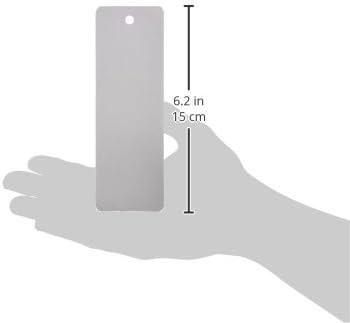 Hygloss Blank Bookmarks to Decorate - 35 White DIY Bookmark Cardstock Blanks - 2x6 Inch, Pre-Punched Hole - Perfect for Craft Projects, Classroom Activities, Custom Gifts - 65 lb Paper