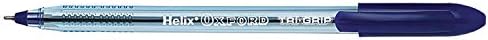 Helix Oxford Tri-Grip Ballpoint Pens (x10 Pack Assorted Colours) with Plastic Free Packaging