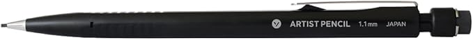 Yasutomo Artist Pencil, Black, 1.1mm