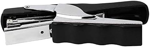 Clip-On Stapler for 20-Page Heavy-Duty Desktop Stapler for Office Staplers (Black)