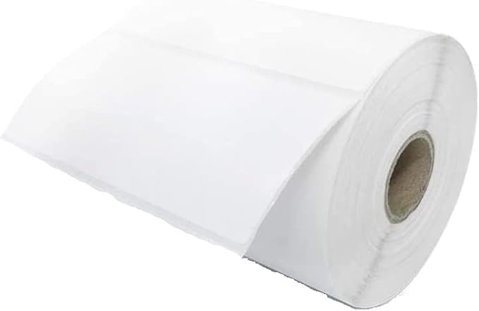 4" x 2" Barcode Shipping & Multipurpose Labels Compatible with Zebra & Rollo Label Printer,Premium Adhesive & Perforated (4 Rolls-3000 Labels)
