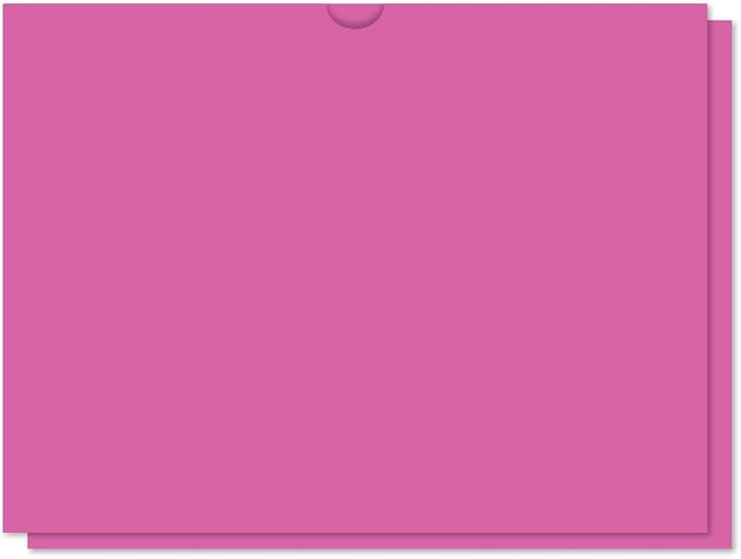 Vehicle Deal Jackets 9x12 Automotive File Folders - 32 lb Kraft Paper Car Dealership Inventory Jackets Sales Document Folders Plain File Jackets with Thumb Cut - Fuchsia, Pack of 200