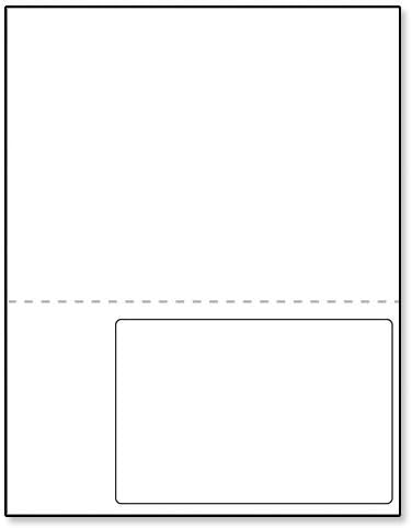 Next Day Labels - Integrated Laser Form with Label Combination (6x4 | 1 Label on Right | Case of 1500)
