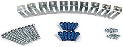 Whiteboard Installation Hardware Kit, Heavy Duty, Hangs up to an 8 Foot Dry Erase or Chalkboards for Boards up to 1/4" Thick