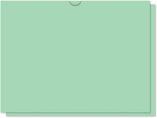 Vehicle Deal Jackets 9x12 Automotive File Folders - 32 lb Kraft Paper Car Dealership Inventory Jackets Sales Document Folders Plain File Jackets with Thumb Cut - Green, Pack of 400