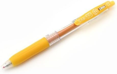Zebra Sarasa Clip Pen 0.5, Yellow (JJ15-Y)