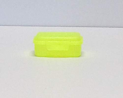 Mintra Home Utility Boxes - 150ml YELLOW - 6 Pack - (3.74inW x 2.83inD x 1.49inH) - great utility box, storage box for crafts and other small items