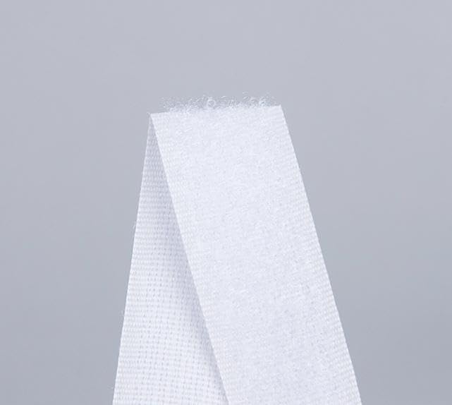 Hook and Loop Adhesive Tape,White 8-Meter Back Adhesive Magic Tape with Mother Buckle,Suitable for Home and Office,Sturdy and Durable