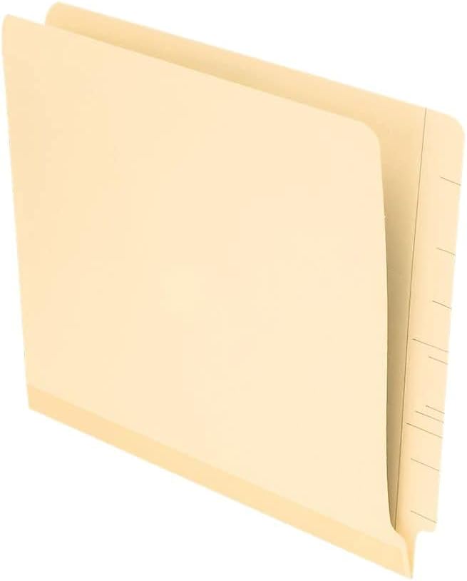 Pendaflex Reinforced Manila End-Tab Folders, Letter Size, Straight Cut, 100/BX (11035)