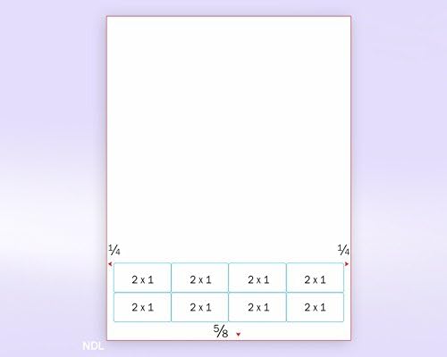 Next Day Labels - Integrated Laser Form with Label Combination (8 Labels | 2 x 1)