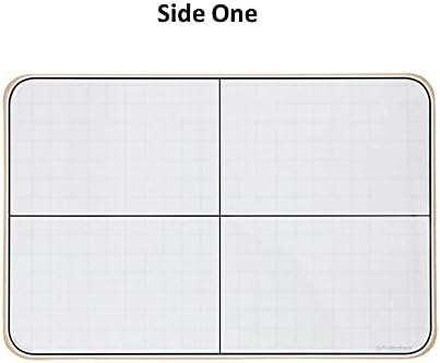 Large Handheld XY Grid Whiteboard. 11" x 17" Double Sided Lapboard. Ideal for Classrooms and Homeschooling.