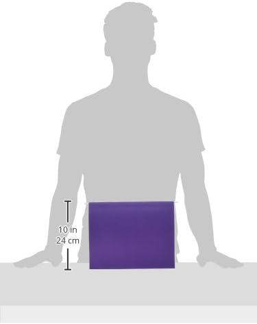 School Smart Letter Size Hanging File Folders with 1/5 Cut Tab - Pack of 25 - Purple - 085112