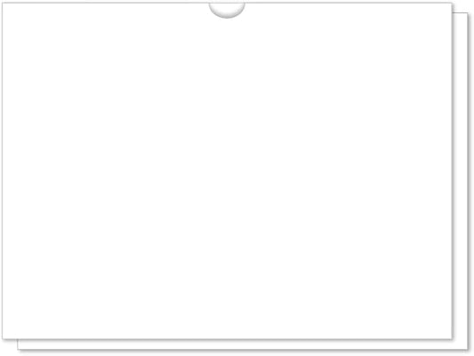 Vehicle Deal Jackets 9x12 Automotive File Folders - 32 lb Kraft Paper Car Dealership Inventory Jackets Sales Document Folders Plain File Jackets with Thumb Cut - White, Pack of 100