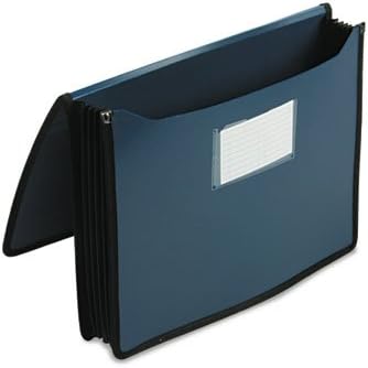 Smead Products - Smead - Premium 5 in Expansion Wallets, Poly, Letter, Navy Blue - Sold As 1 Each - Acts as a portable attaché case! - Super durable polypropylene. - Generous width allows top tab file folders to fit without bulging side gusset. - Sewn-...