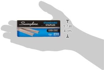 Swingline Staples,Standard Staples for Desktop Staplers,1/4" Length,210/Strip,5000/Box (35101),(Pack of 10)