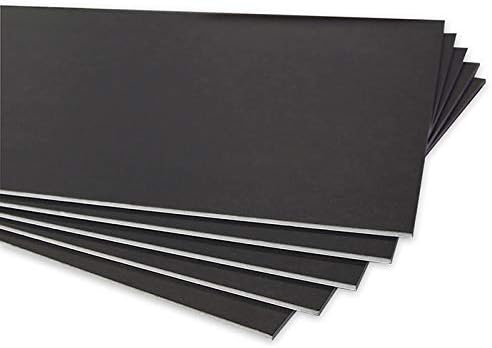 BAZIC Products Foam Board 20" X 30" Black, Colored Foam Boards 3/16 Inch Thickness, Presentation Signboards School Craft Project Framing Display, 25-Pack