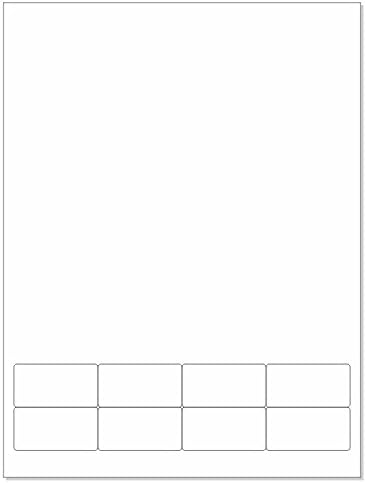 Next Day Labels - Integrated Laser Form with Label Combination (2x1 | 8 Labels | Case of 1500)