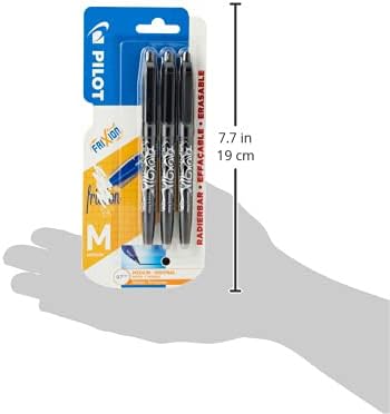 Pilot Frixion Erasable Rollerball Pen - Black Triple