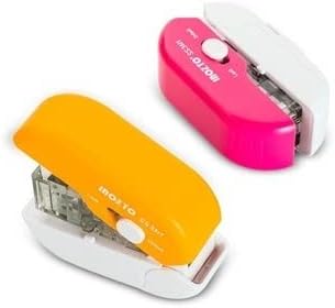 Creative Stapler Multifunctional Mini Portable Stapleless Stapler 3 in 1 Press Punching Machine for Book Paper Binding Green