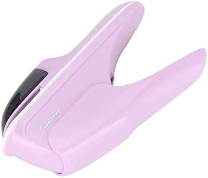 Desktop Stapler, 8 Pages Capacity Portable Stapler Labor Saving Hand Stapleless Stapler Hand Stapler Tool Mini Stapleless Stapler for Office Supplies ()