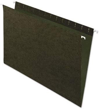 Pendaflex Products - Pendaflex - Hanging File Folders, Untabbed, Legal, Standard Green, 25/Box - Sold As 1 Box - Crimped steel hanging rods for extra durability. - Lighter interior helps ensure documents go into the correct file. - 11 pt. stock. - Incl...