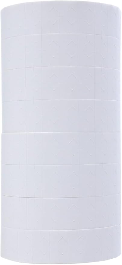 Monarch Price Gun White Labels for Monarch Paxar 1131 Labeler - Easy to Load Pricing Tag Gun Label, Fits Well with Monarch 1131 Label Maker for Smooth and Hassle-Free Labeling, (8 White Label Rolls)