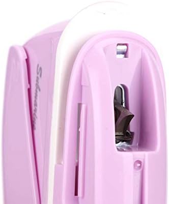 Desktop Stapler, 8 Pages Capacity Portable Stapler Labor Saving Hand Stapleless Stapler Hand Stapler Tool Mini Stapleless Stapler for Office Supplies ()
