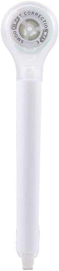 Pen Shape Correction Tape Cute Colorful Corrector Tape White Out Tape Creative Correction Adhesive Tape for School Office Supplies(White)