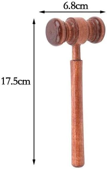 Brown Handmade Wooden Gavel, Auction Gavels, Vintage Judge Gavel, Props and Clothing Accessories, Desk Accessories and Workspace Organizers, Decorations