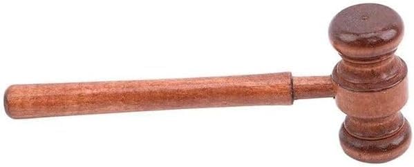 Brown Handmade Wooden Gavel, Auction Gavels, Vintage Judge Gavel, Props and Clothing Accessories, Desk Accessories and Workspace Organizers, Decorations