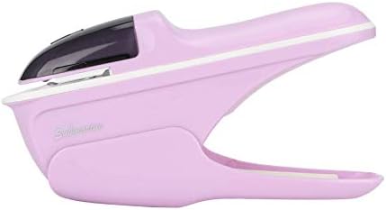 Desktop Stapler, 8 Pages Capacity Portable Stapler Labor Saving Hand Stapleless Stapler Hand Stapler Tool Mini Stapleless Stapler for Office Supplies ()