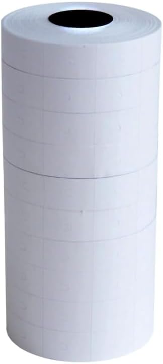 Generic Double Line Price Label Paper for MX- 6602 Price Gun (3 sleeves, 30 rolls) White, 23mm x 16mm