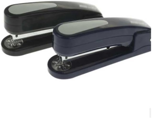 Rotary Medium Stapler Binding 20 Pages Rotated 45 Degrees Without Staples for Paper Binding School Office Accessories(Blue)