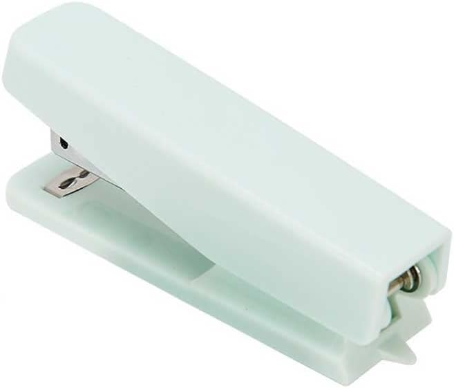 Solid Color Portable Mini Stapler Set with 1000 Staples Stationery Office Binding Tools(E)