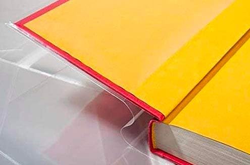 ClearBags Clear Book Covers – 25 Pack, Plastic Sleeves (7 1/8" x 15") for Books – Archival Safe, Dust & Water Protector (Fits Books with 6 7/8" Spine Height & Up to 15" Wide) – BC71E
