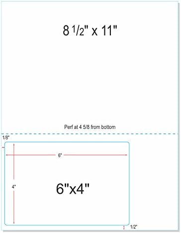 NextDayLabels - Integrated Laser Form with Label Combination (6x4 | 1 Label on Left | 250 Pack)