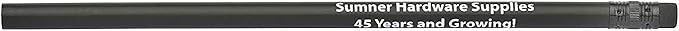 Pencil Guy Promotional Personalized Imprinted Black Matte Round Pencils - 1000 per box. 19 colors to choose from!