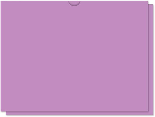 Vehicle Deal Jackets 9x12 Automotive File Folders - 32 lb Kraft Paper Car Dealership Inventory Jackets Sales Document Folders Plain File Jackets with Thumb Cut - Lavender, Pack of 100