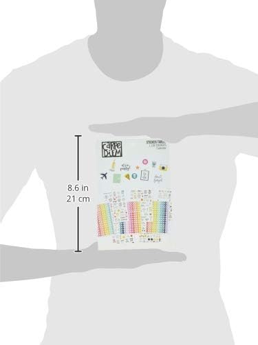 Simple Stories Carpe Diem A5 Sticker Calendar, Multicolor