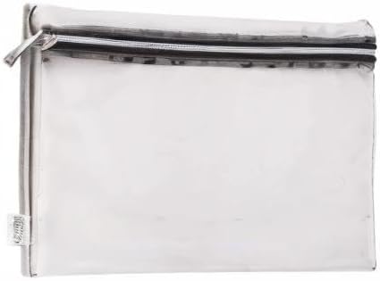 Clear Vinyl Zipper Multi-purpose Waterproof Office Home Supply Organizers toiletry Pouch Tool Bag 4-pack