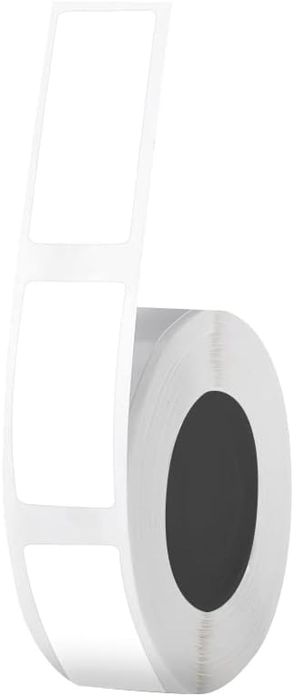 12 * 22mm/0.47"*0.86" Adhesive Thermal Label Paper Roll Suitable for Name Price Shelf Life Classification Labels Compatible with Mini Label Maker