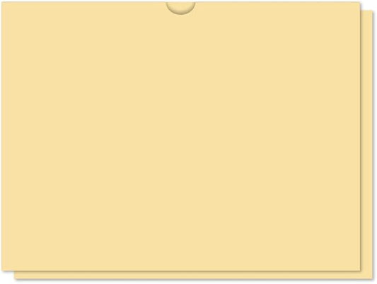 Vehicle Deal Jackets 9x12 Automotive File Folders - 32 lb Kraft Paper Car Dealership Inventory Jackets Sales Document Folders Plain File Jackets with Thumb Cut - Buff, Pack of 300